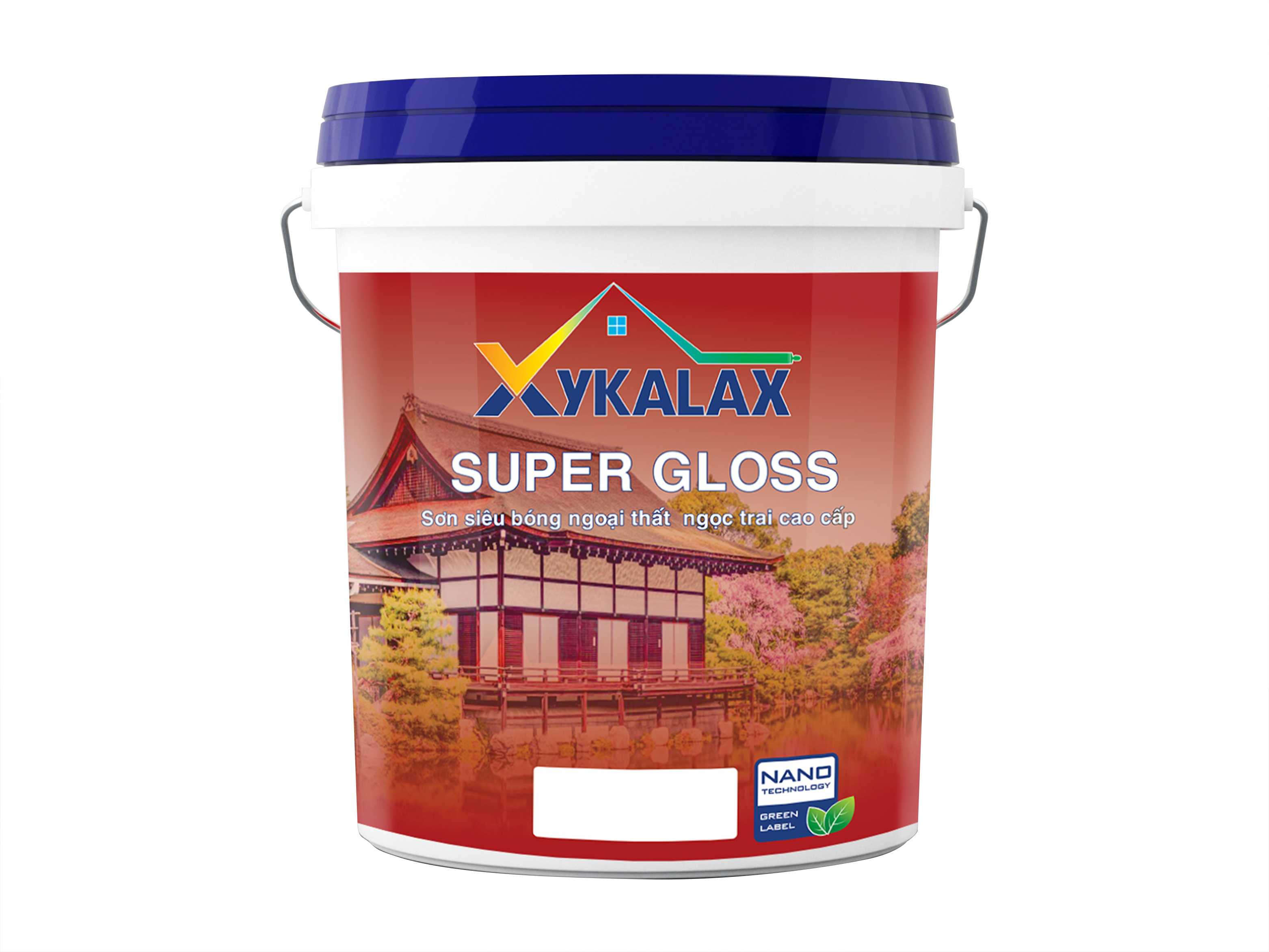 X2 - XYKALAX SUPER GLOSS. - SƠN SIÊU BÓNG NGỌC TRAI NGOẠI THẤT CAO CẤP 18L